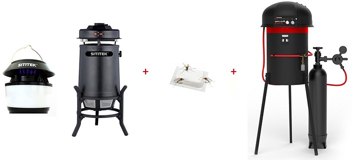 Данный аттрактант отлично дополнит любой прибор для борьбы с комарами, например, вы можете использовать его совместно с уничтожителями